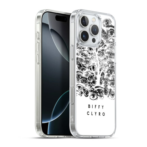 Biffy Clyro Graphics Eyes Soft Gel Case for Apple iPhone 16 Pro Max & MagSafe
