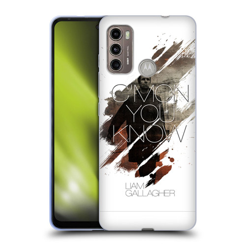 Liam Gallagher Graphics C'mon You Know Soft Gel Case for Motorola Moto G60 / Moto G40 Fusion