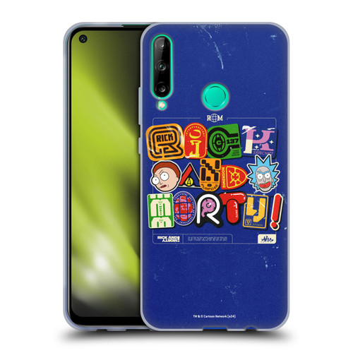 Rick And Morty Duo Graphics Typography Soft Gel Case for Huawei P40 lite E