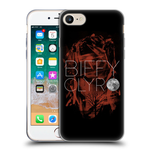 Biffy Clyro Graphics Red Soft Gel Case for Apple iPhone 7 / 8 / SE 2020 & 2022