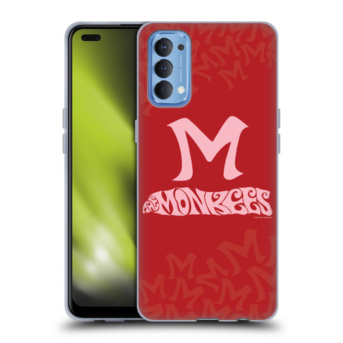 The Monkees Graphics Logotype Soft Gel Case for OPPO Reno 4 5G