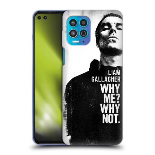 Liam Gallagher Graphics Why Me Soft Gel Case for Motorola Moto G100