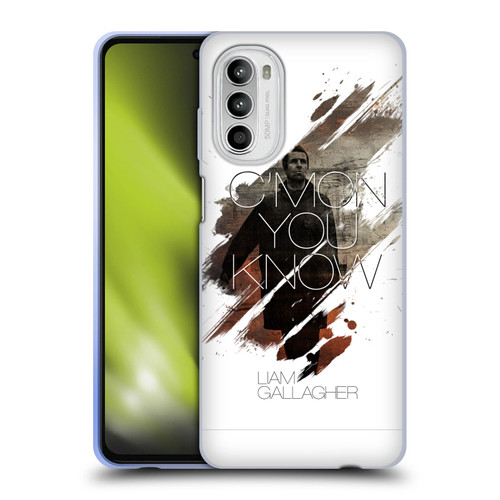 Liam Gallagher Graphics C'mon You Know Soft Gel Case for Motorola Moto G52