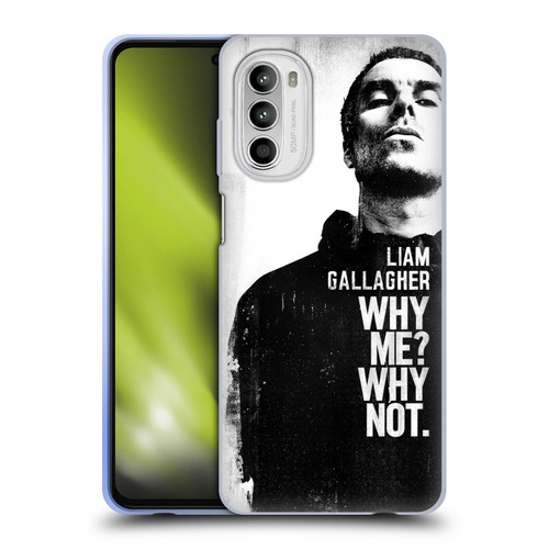 Liam Gallagher Graphics Why Me Soft Gel Case for Motorola Moto G52