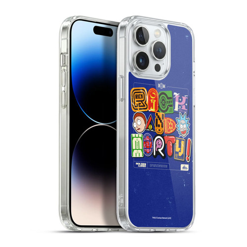 Rick And Morty Duo Graphics Typography Soft Gel Case for Apple iPhone 13 Pro Max & MagSafe