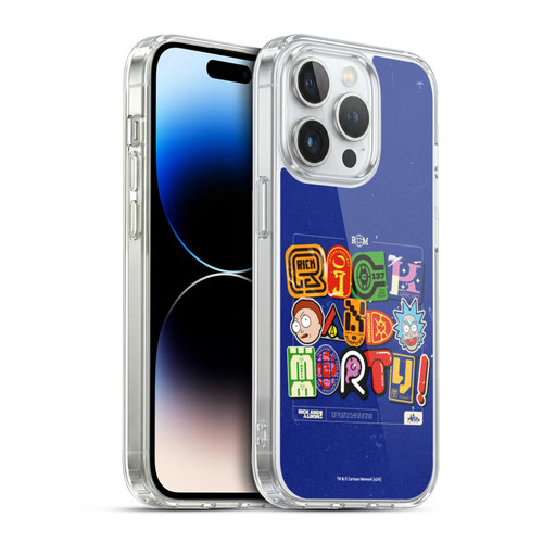 Rick And Morty Duo Graphics Typography Soft Gel Case for Apple iPhone 13 Pro & MagSafe