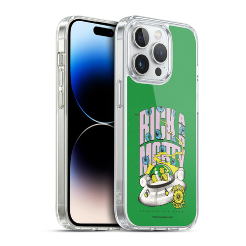 Rick And Morty Duo Graphics The Space Cruiser Soft Gel Case for Apple iPhone 14 Pro & MagSafe