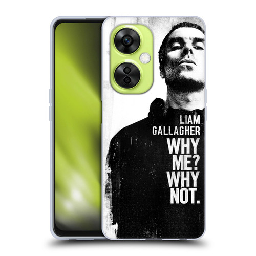 Liam Gallagher Graphics Why Me Soft Gel Case for OnePlus Nord CE 3 Lite 5G