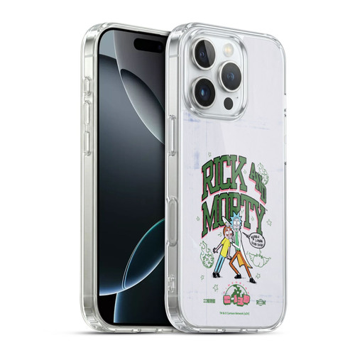 Rick And Morty Duo Graphics Wubb A Lubba Dub Dub Soft Gel Case for Apple iPhone 16 Pro & MagSafe