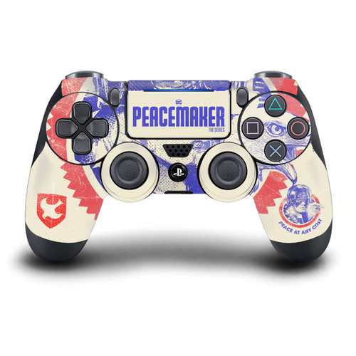 Peacemaker: Television Series Graphics Christopher Smith & Eagly Vinyl Sticker Skin Decal Cover for Sony DualShock 4 Controller