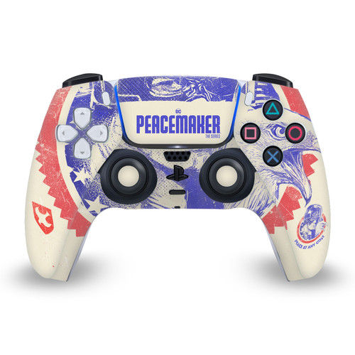 Peacemaker: Television Series Graphics Christopher Smith & Eagly Vinyl Sticker Skin Decal Cover for Sony PS5 Sony DualSense Controller