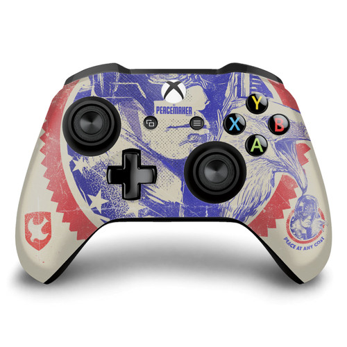Peacemaker: Television Series Graphics Christopher Smith & Eagly Vinyl Sticker Skin Decal Cover for Microsoft Xbox One S / X Controller