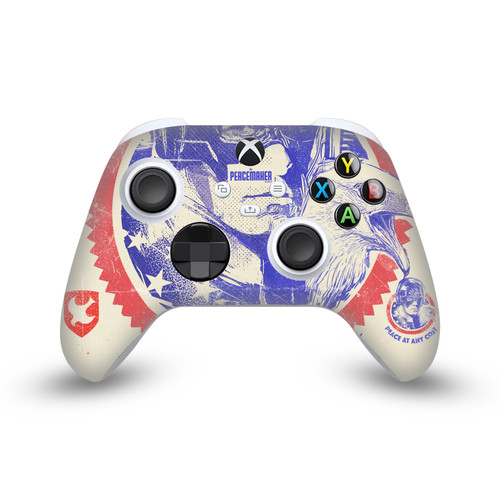 Peacemaker: Television Series Graphics Christopher Smith & Eagly Vinyl Sticker Skin Decal Cover for Microsoft Xbox Series X / Series S Controller