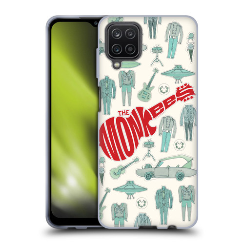 The Monkees Graphics Pattern Soft Gel Case for Samsung Galaxy A12 (2020)