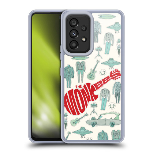 The Monkees Graphics Pattern Soft Gel Case for Samsung Galaxy A53 5G (2022)