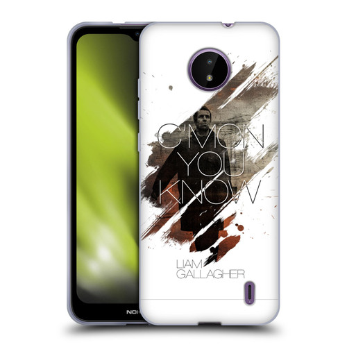 Liam Gallagher Graphics C'mon You Know Soft Gel Case for Nokia C10 / C20