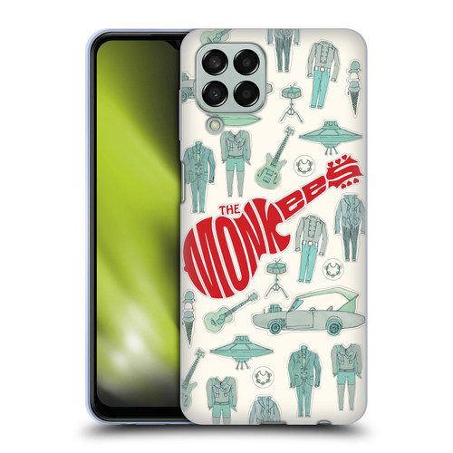 The Monkees Graphics Pattern Soft Gel Case for Samsung Galaxy M33 (2022)