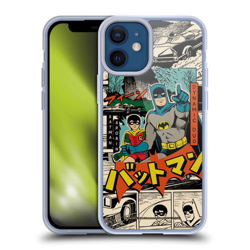 Batman DC Comics Bat-Manga! Collage Soft Gel Case for Apple iPhone 12 Mini & MagSafe