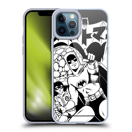 Batman DC Comics Bat-Manga! Black And White Soft Gel Case for Apple iPhone 12 Pro Max & MagSafe