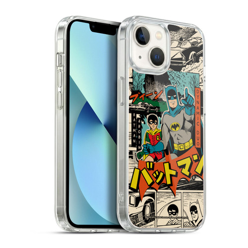 Batman DC Comics Bat-Manga! Collage Soft Gel Case for Apple iPhone 13