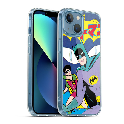 Batman DC Comics Bat-Manga! Comic Book Cover Soft Gel Case for Apple iPhone 13 Mini & MagSafe