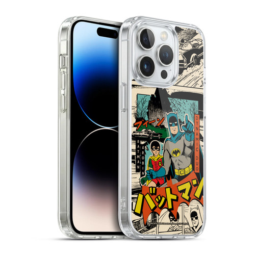 Batman DC Comics Bat-Manga! Collage Soft Gel Case for Apple iPhone 14 Pro & MagSafe