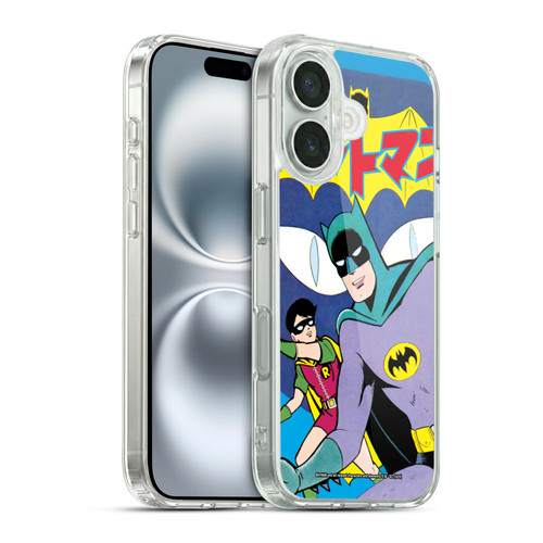 Batman DC Comics Bat-Manga! Comic Book Cover Soft Gel Case for Apple iPhone 16 & MagSafe