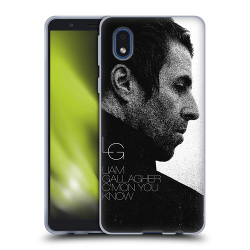 Liam Gallagher Graphics C'mon You Know Album Soft Gel Case for Samsung Galaxy A01 Core (2020)