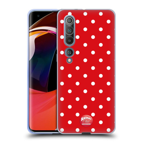 Animal Club International Patterns Polka Dots Red Soft Gel Case for Xiaomi Mi 10 5G / Mi 10 Pro 5G