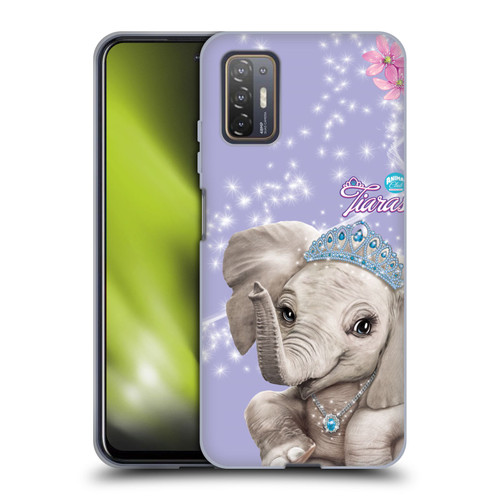 Animal Club International Royal Faces Elephant Soft Gel Case for HTC Desire 21 Pro 5G