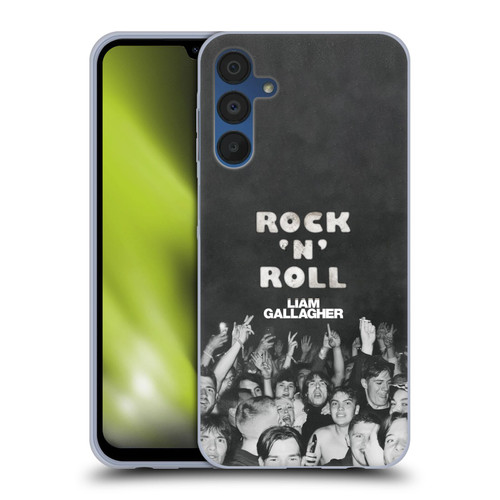 Liam Gallagher Graphics Album Cover Soft Gel Case for Samsung Galaxy A15