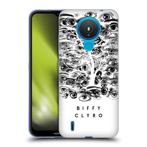 Biffy Clyro Graphics Eyes Soft Gel Case for Nokia 1.4