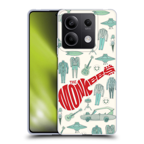 The Monkees Graphics Pattern Soft Gel Case for Xiaomi Redmi Note 13/13 Pro 5G