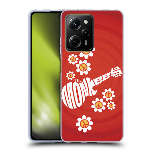 The Monkees Graphics Pattern In Red Soft Gel Case for Xiaomi Redmi Note 12 Pro 5G