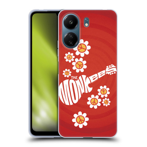 The Monkees Graphics Pattern In Red Soft Gel Case for Xiaomi Redmi 13C 4G