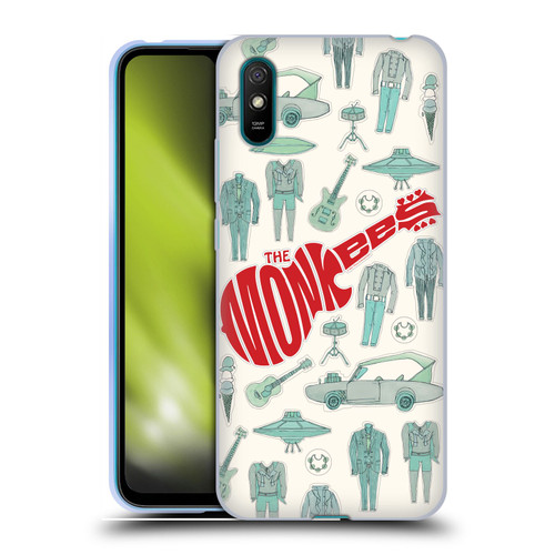 The Monkees Graphics Pattern Soft Gel Case for Xiaomi Redmi 9A / Redmi 9AT