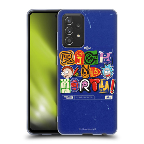 Rick And Morty Duo Graphics Typography Soft Gel Case for Samsung Galaxy A52 / A52s / 5G (2021)