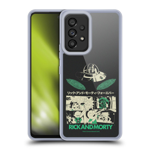 Rick And Morty Duo Graphics Portals Soft Gel Case for Samsung Galaxy A53 5G (2022)