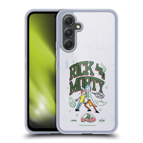 Rick And Morty Duo Graphics Wubb A Lubba Dub Dub Soft Gel Case for Samsung Galaxy A54 5G