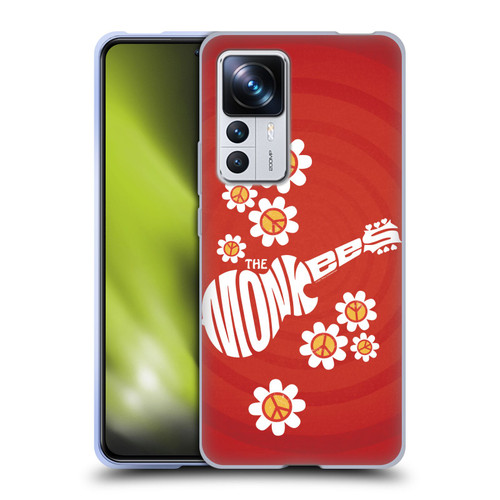 The Monkees Graphics Pattern In Red Soft Gel Case for Xiaomi 12T Pro