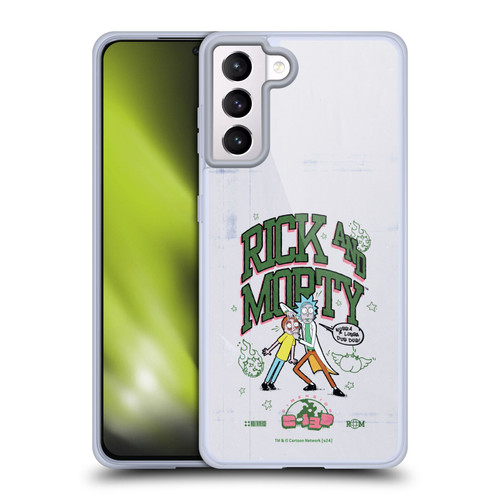 Rick And Morty Duo Graphics Wubb A Lubba Dub Dub Soft Gel Case for Samsung Galaxy S21+ 5G