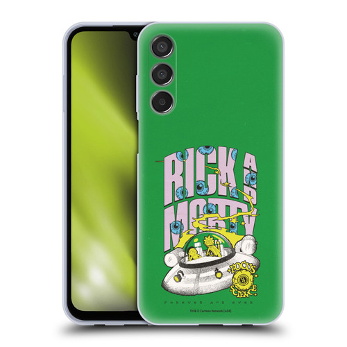 Rick And Morty Duo Graphics The Space Cruiser Soft Gel Case for Samsung Galaxy M15/F15 5G