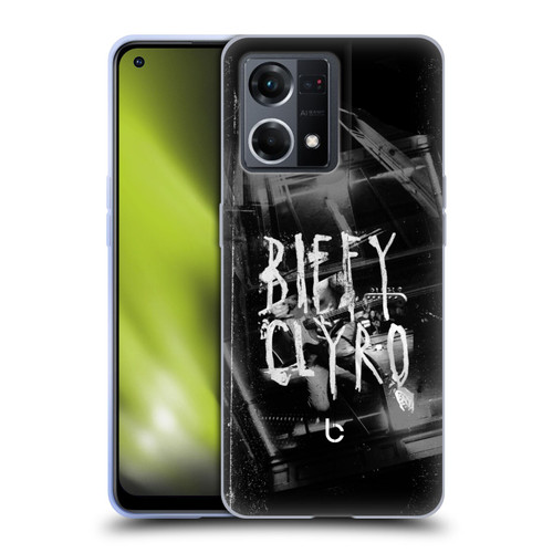 Biffy Clyro Graphics Black White Soft Gel Case for OPPO Reno8 4G
