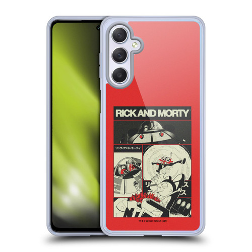 Rick And Morty Duo Graphics The Space Cruiser Collage Soft Gel Case for Samsung Galaxy M54 5G