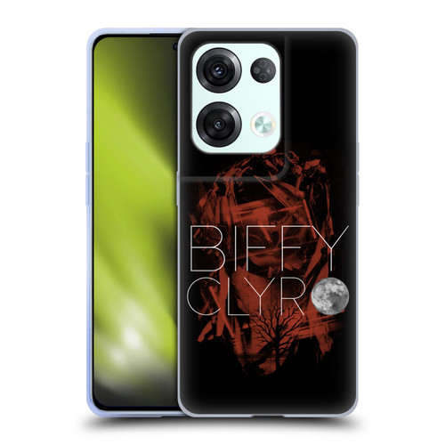 Biffy Clyro Graphics Red Soft Gel Case for OPPO Reno8 Pro