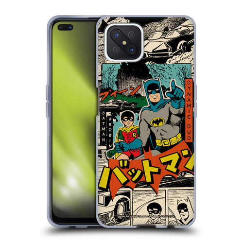 Batman DC Comics Bat-Manga! Collage Soft Gel Case for OPPO Reno4 Z 5G