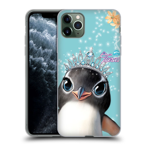 Animal Club International Royal Faces Penguin Soft Gel Case for Apple iPhone 11 Pro Max