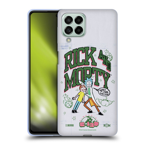 Rick And Morty Duo Graphics Wubb A Lubba Dub Dub Soft Gel Case for Samsung Galaxy M53 (2022)
