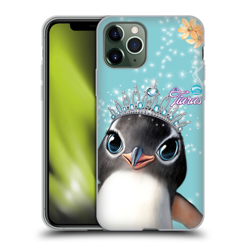 Animal Club International Royal Faces Penguin Soft Gel Case for Apple iPhone 11 Pro