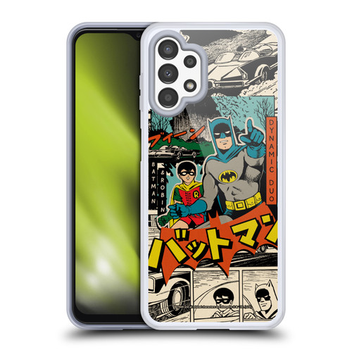 Batman DC Comics Bat-Manga! Collage Soft Gel Case for Samsung Galaxy A13 (2022)